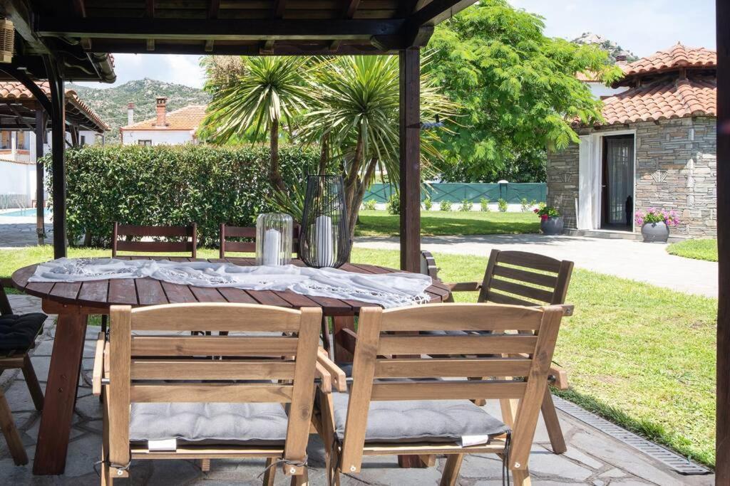 Villa Nuestro Jardín Sykia Chalkidikis Exterior foto